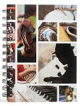 spiraalboek,  lijn, 'Muziekinstrumenten'